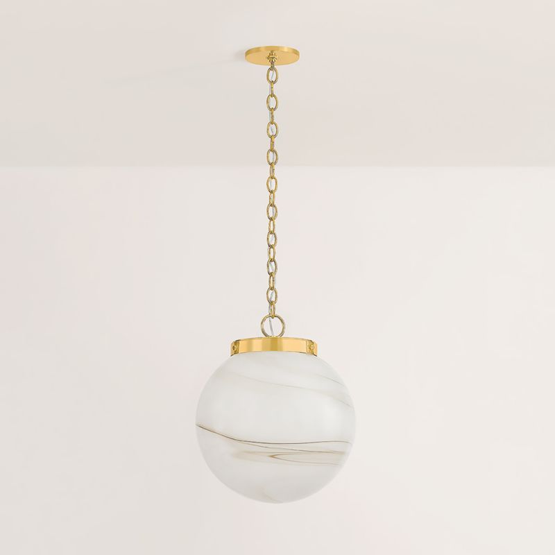 Ambra Large Glass Pendant 18.75" - image 2 of 9