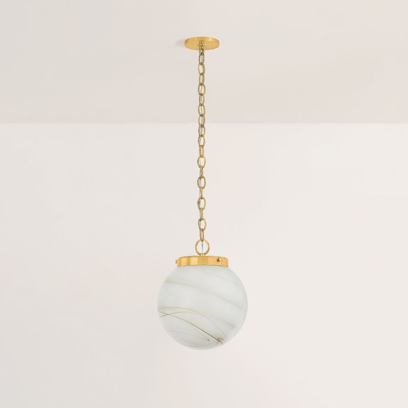 Ambra Small Glass Pendant 14.5" - image 2 of 10