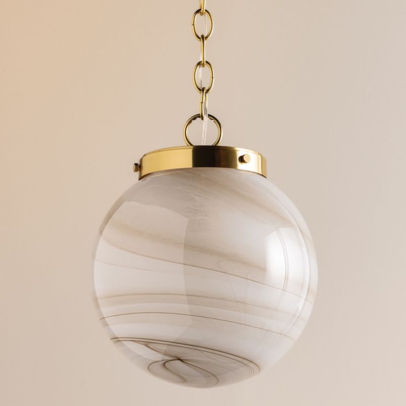 Ambra Small Glass Pendant 14.5" - image 6 of 10