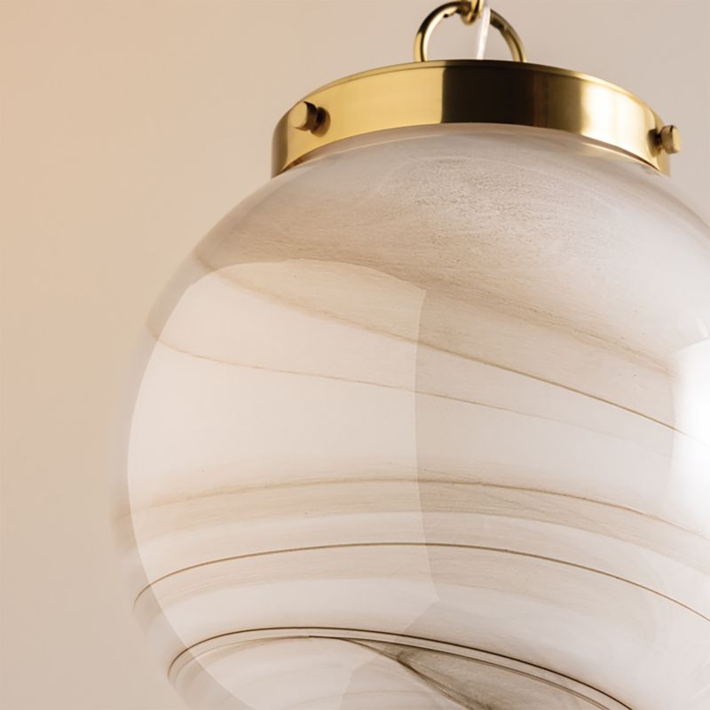Ambra Small Glass Pendant 14.5" - image 7 of 10