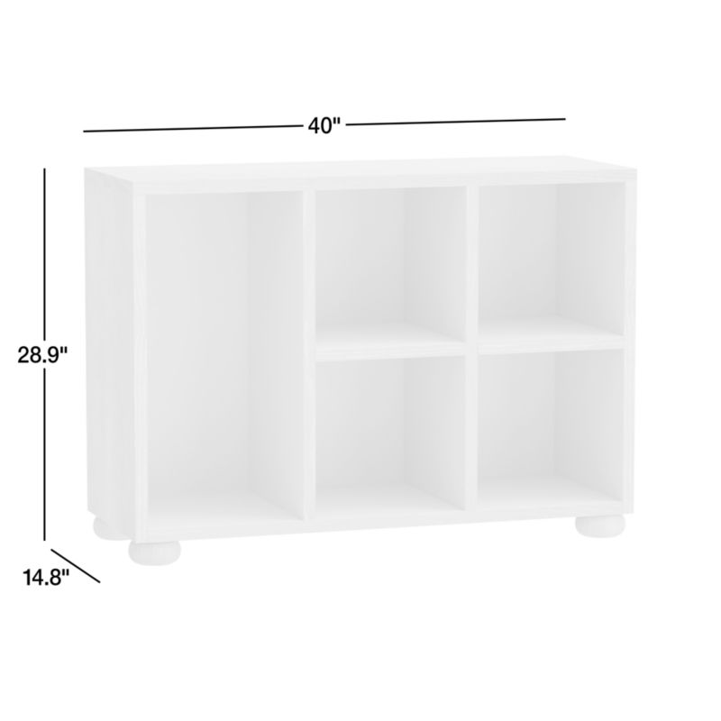 View Keepsake Hazlenut Wood Kids Storage Bookcase by Jeremiah Brent - image 3 of 7