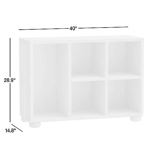 Keepsake Hazlenut Wood Kids Storage Bookcase by Jeremiah Brent