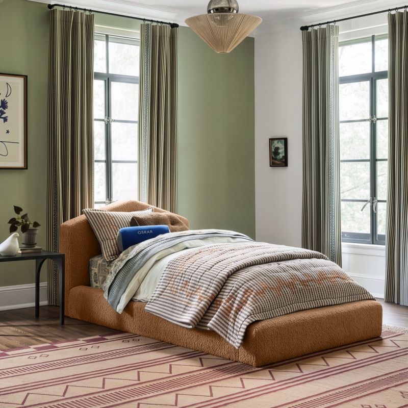 Tucker Brown Sherpa Kids Twin Bed by Jeremiah Brent - image 4 of 10