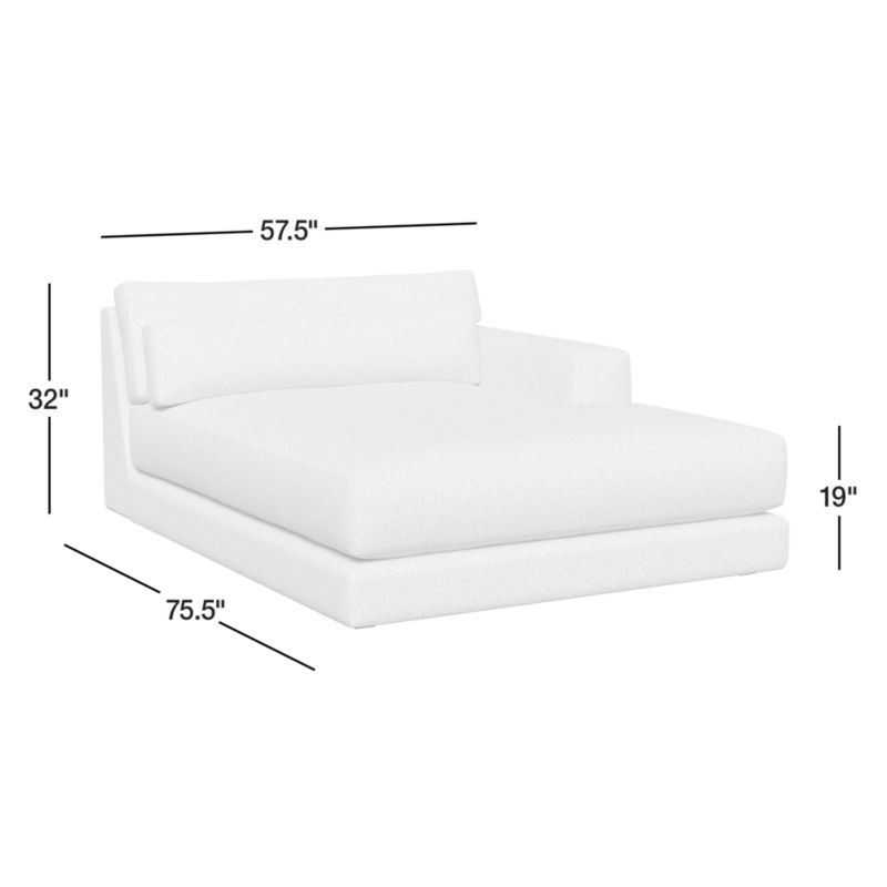 View Retreat Right-Arm Extra Wide Chaise Lounge Sectional Piece - image 4 of 7
