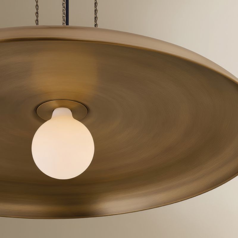 Rainhill Large Brass Pendant 32" - image 4 of 5