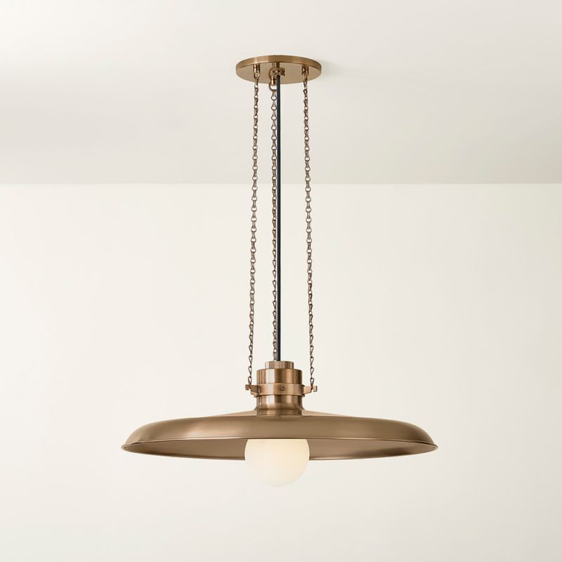 Rainhill Medium Brass Pendant 24" - image 1 of 5