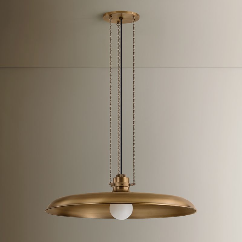 Rainhill Large Brass Pendant 32" - image 2 of 5
