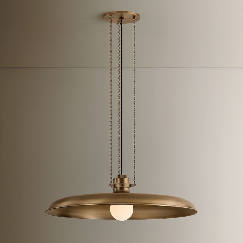 Rainhill Large Brass Pendant 32" - image 1 of 5