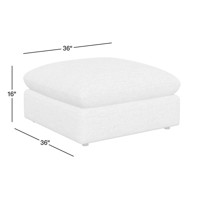 View Serenity 36" Ottoman - image 4 of 6