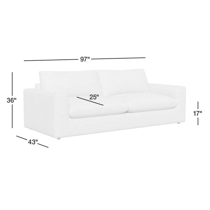 View Serenity 97" Grande Sofa - image 4 of 11