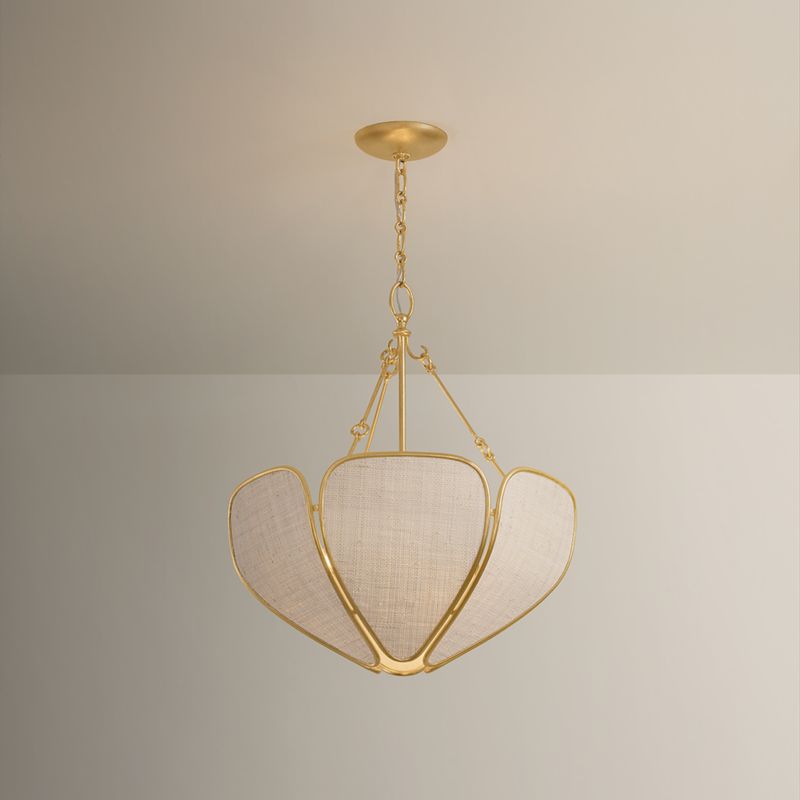 Bayville Small Natural Woven Pendant 20" - image 3 of 7