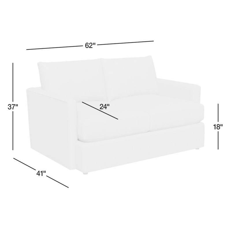 View Lounge 62" Loveseat - image 4 of 18