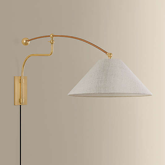 Sylva Natural Woven Wall Sconce 21.25"