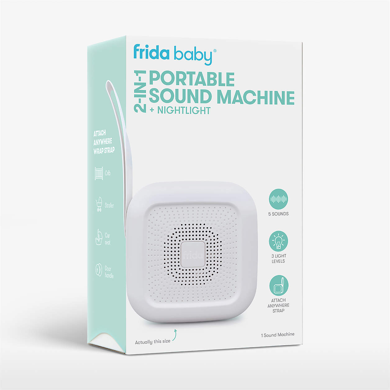 Fridababy 2in1 Baby Portable Sound Machine & Nightlight Crate & Kids