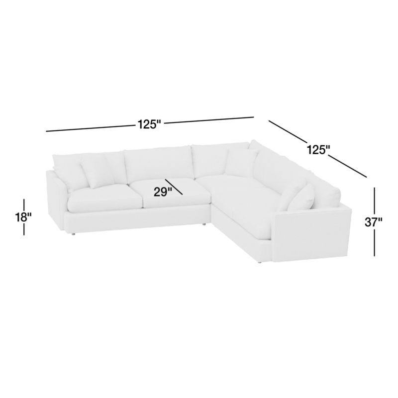 View Lounge Deep 3-Piece Sectional Sofa - image 3 of 18