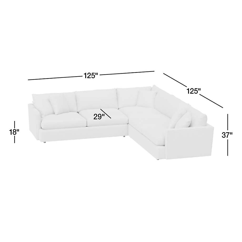 View Lounge Deep 3-Piece L-Shaped Sectional Sofa - image 4 of 16