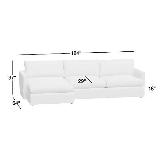 Lounge Deep 2-Piece Leather Sectional Sofa with Chaise Lounge