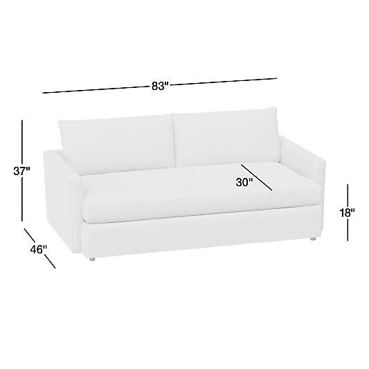 Lounge Deep Bench Sofa 83"