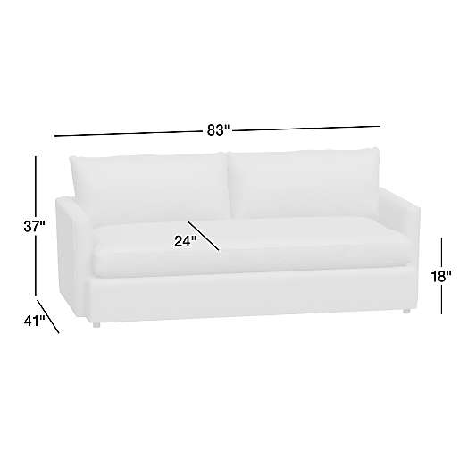 Lounge Bench Sofa 83"