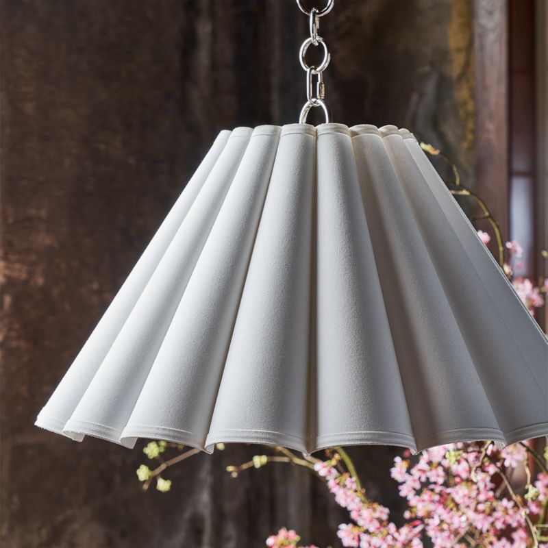 Allison Large Polished Nickel Pendant - image 2 of 6