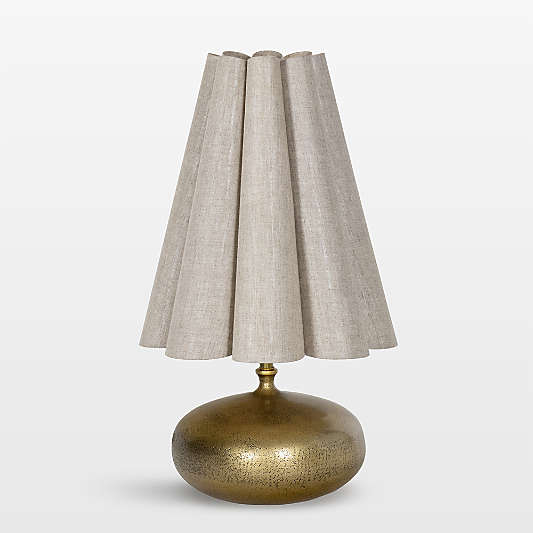Cassidy Mini Lamp with Flax Linen Shade