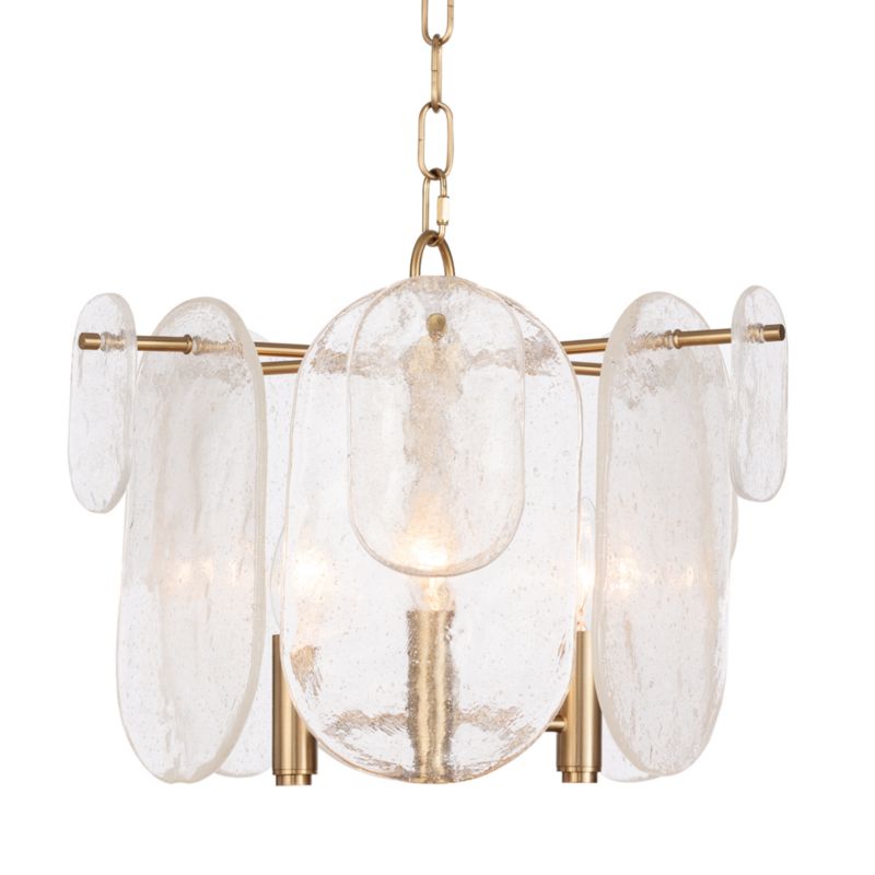 Echo Natural Brass Pendant 15.5" - image 2 of 4