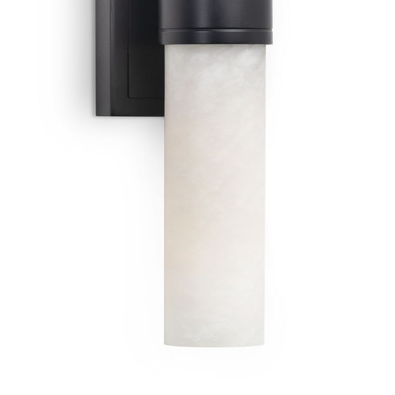 Emmett Oil Rubbed Bronze and Alabaster Wall Sconce 19.75" - image 4 of 6