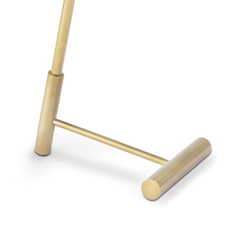 Spyder Blackened Brass and Natural Brass Floor Lamp - image 4 of 5