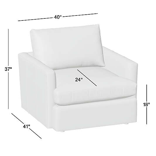 Lounge 40" Leather Chair