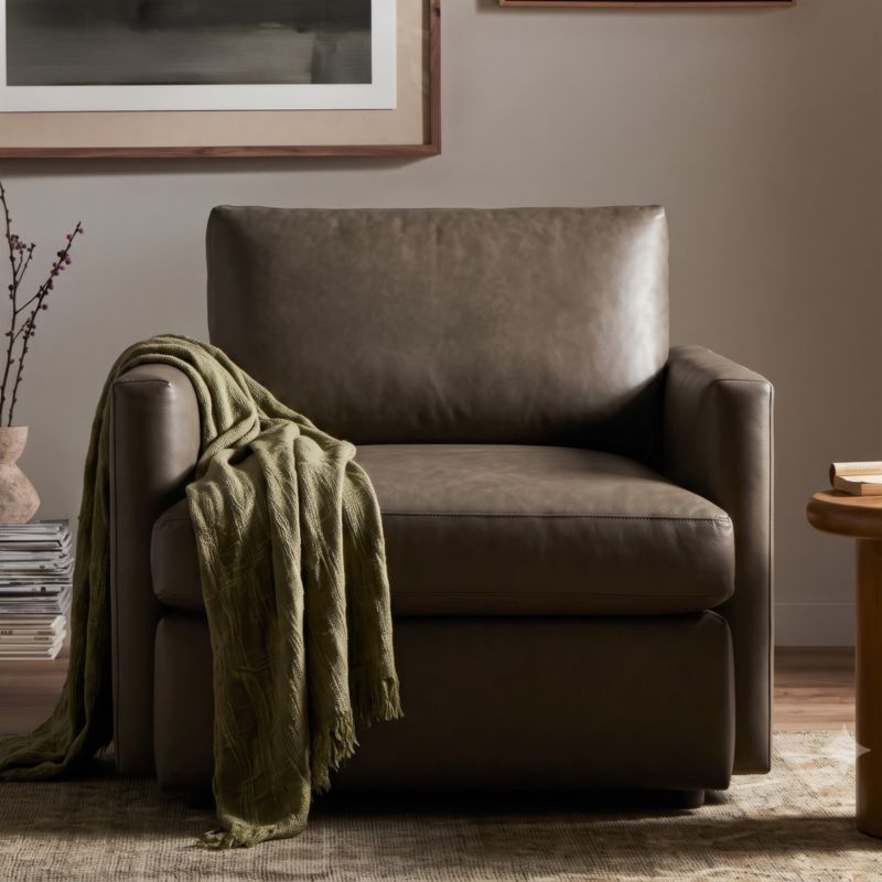 Lounge 40" Leather Chair - image 3 of 4