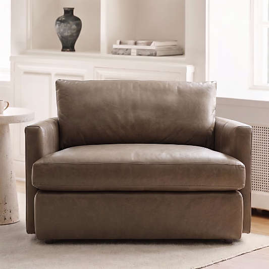 Lounge 49" Leather Chair and a Half