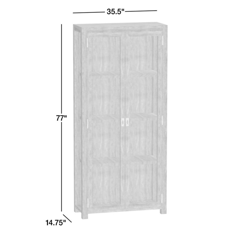 Morris 36" Chocolate Brown Wood and Glass Bookcase Cabinet