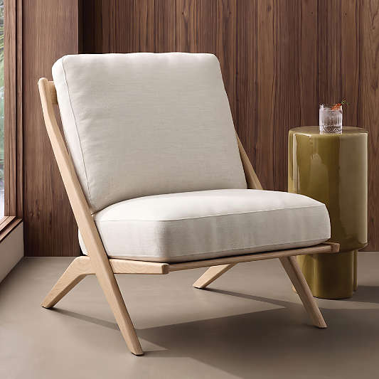Pose Wood Accent Chair