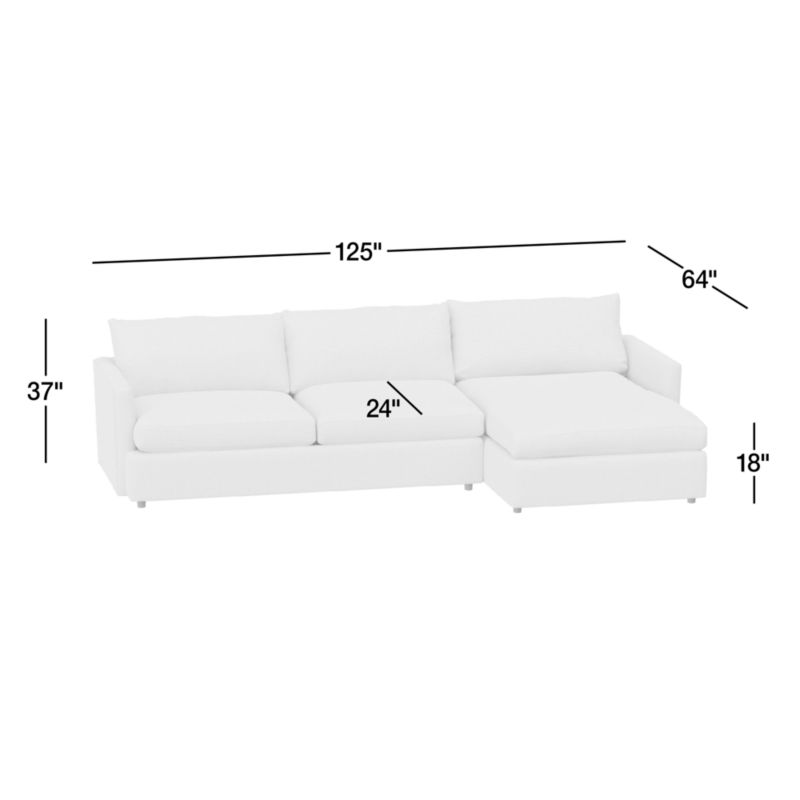 View Lounge 2-Piece Chaise Sectional Sofa - image 3 of 13