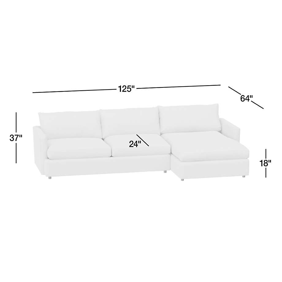 View Lounge 2-Piece Sectional Sofa with Chaise Lounge - image 5 of 13