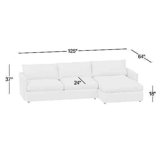 Lounge 2-Piece Chaise Sectional Sofa