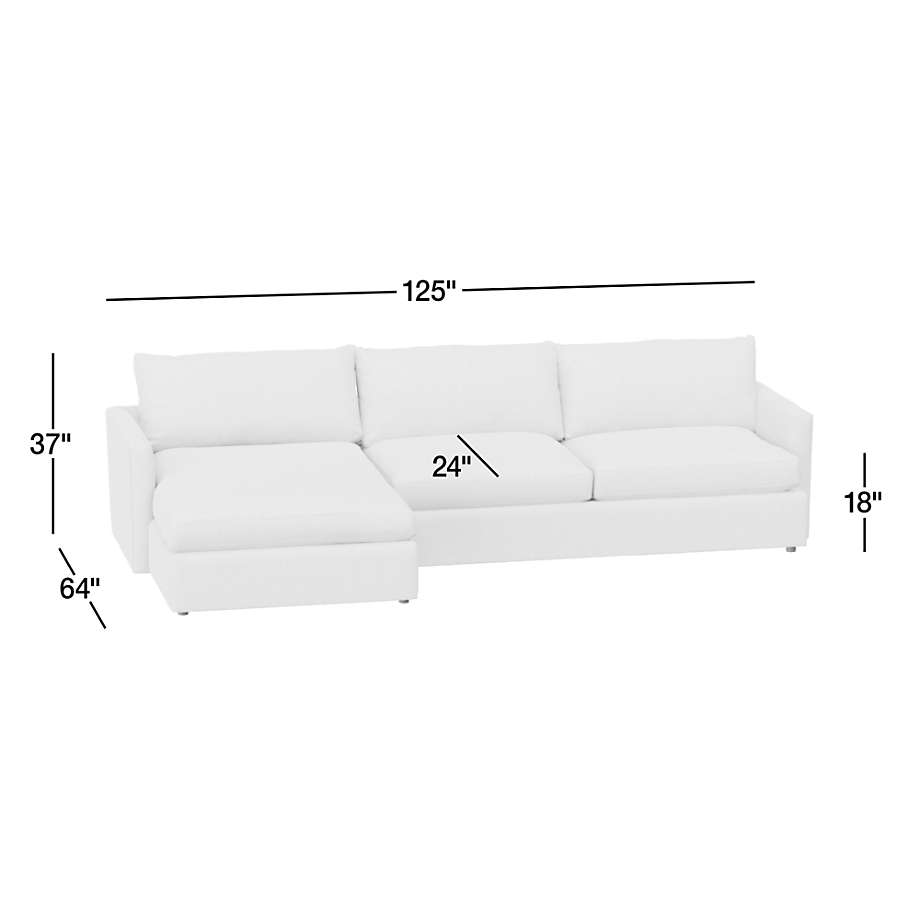 View Lounge 2-Piece Sectional Sofa with Chaise Lounge - image 5 of 18