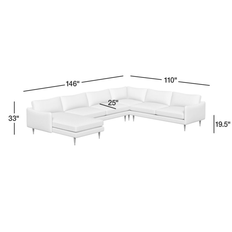 View Cosgrove 4-Piece L-Shaped Sectional Sofa with Chaise Lounge - image 3 of 8