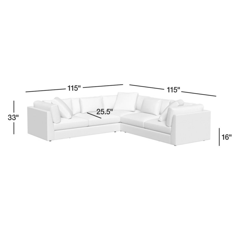 View Monterey Modular 3-Piece L-Shaped Sectional Sofa - image 4 of 8