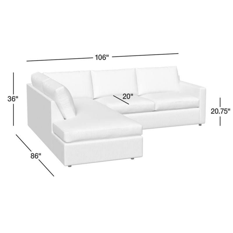 View Barrett II 2-Piece L-Shaped Sectional Sofa with Corner Bumper - image 3 of 6