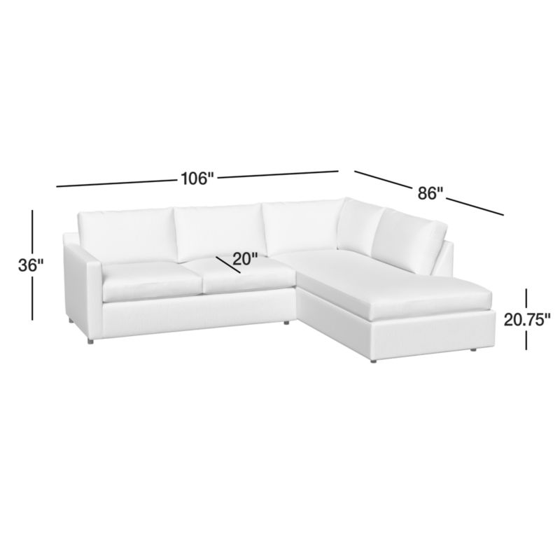 View Barrett II 2-Piece L-Shaped Sectional Sofa with Corner Bumper - image 3 of 8