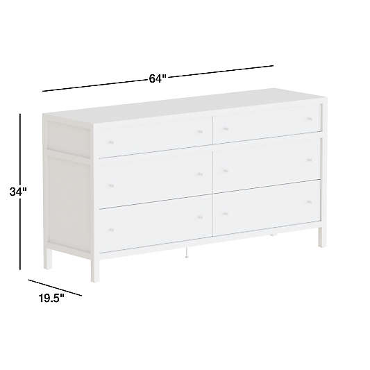 Keane Solid Driftwood Dresser (64" - 83.5")