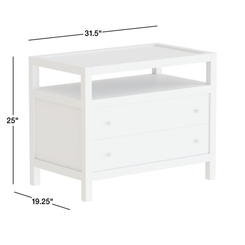 Keane Driftwood Charging Nightstand