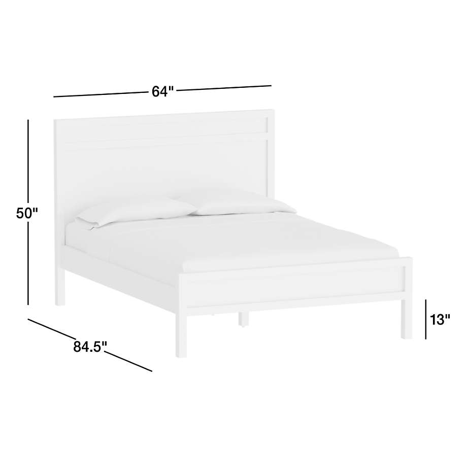 View Keane Solid Driftwood Full Bed - image 2 of 12