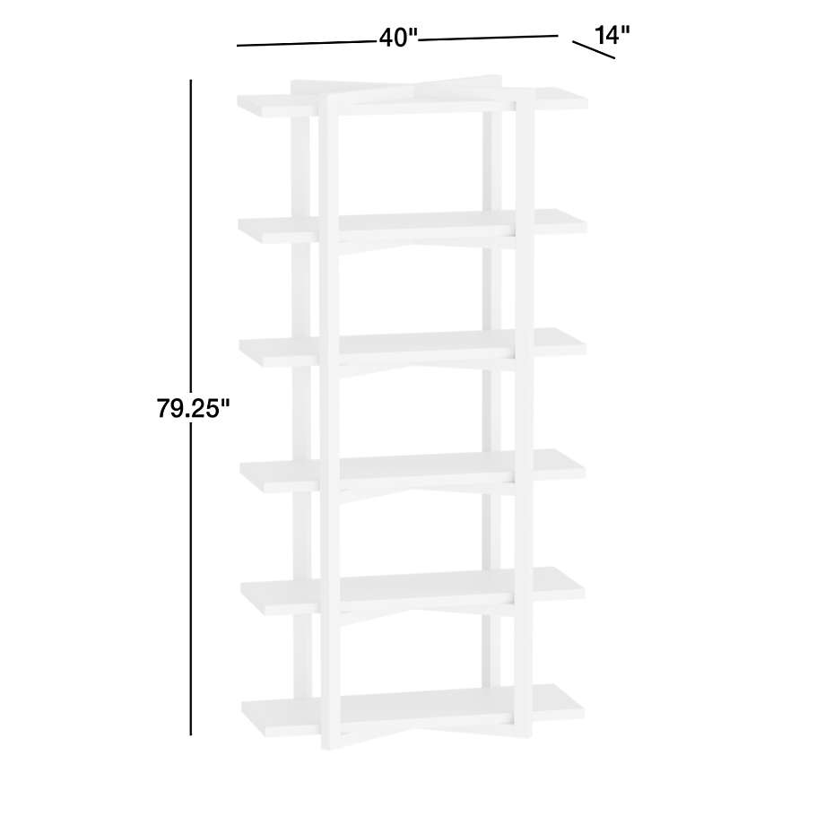 View Thomas Barley Oak Wood Modular Bookcase, Set of 3 - image 3 of 6