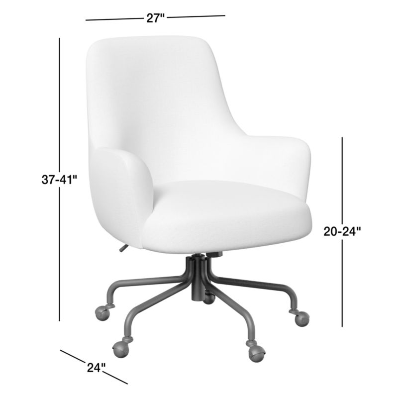 View Bellevue Upholstered Office Chair - image 3 of 7