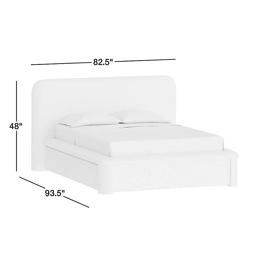 View Palermo Wood & Upholstered 2-Drawer King Storage Bed - image 4 of 12