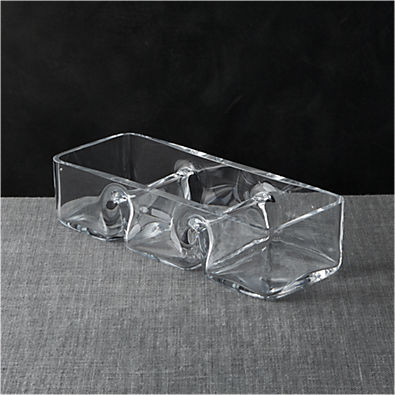 View Three-Part Rectangle Dish details