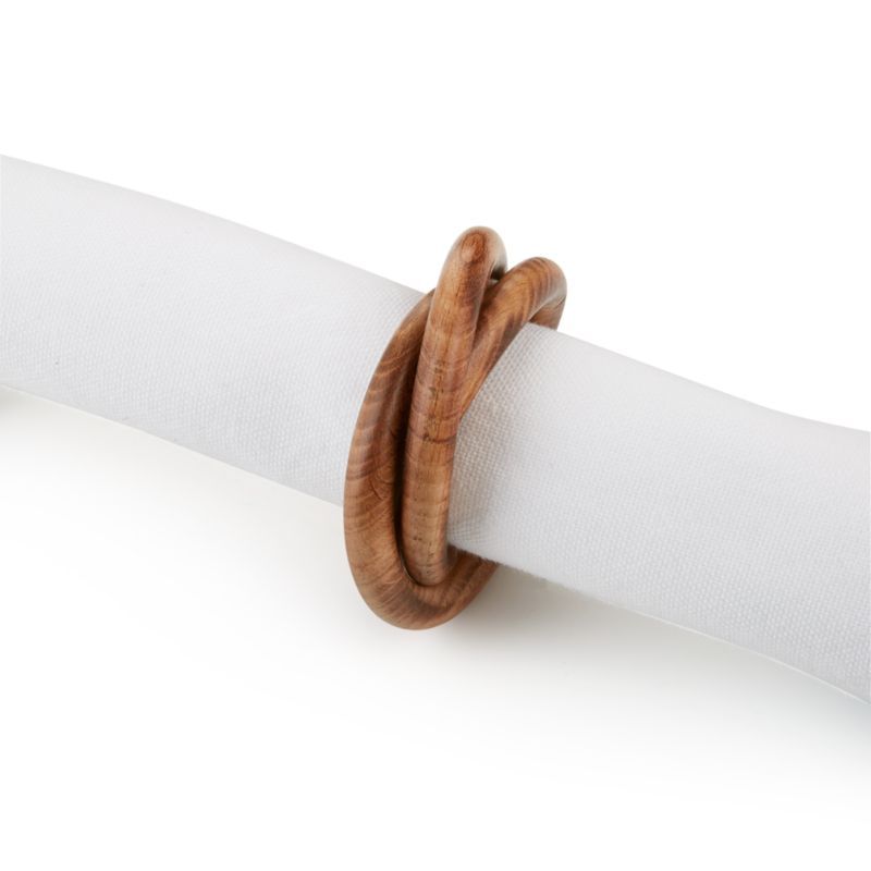 3-Ring Wood Napkin Ring - image 5 of 6