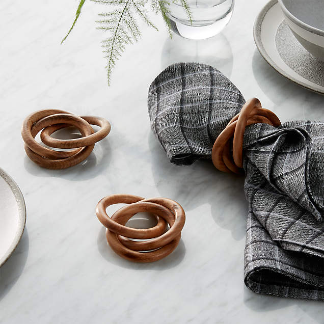 Marble Napkin Ring + Reviews Crate & Barrel